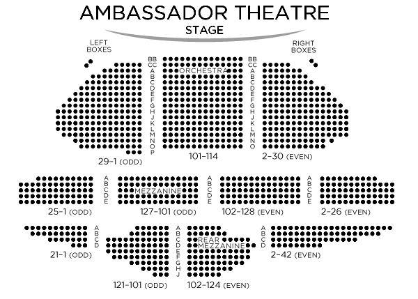 Venue seating plan