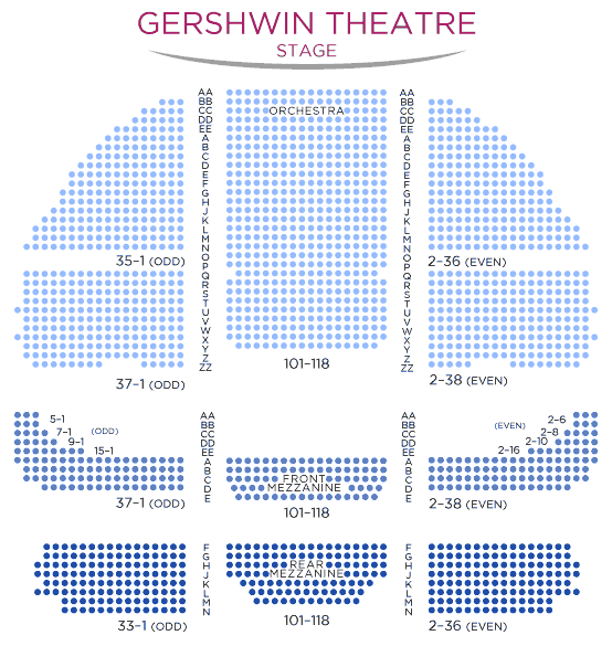 Venue seating plan