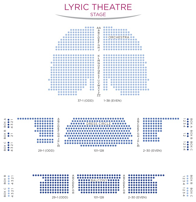 Venue seating plan