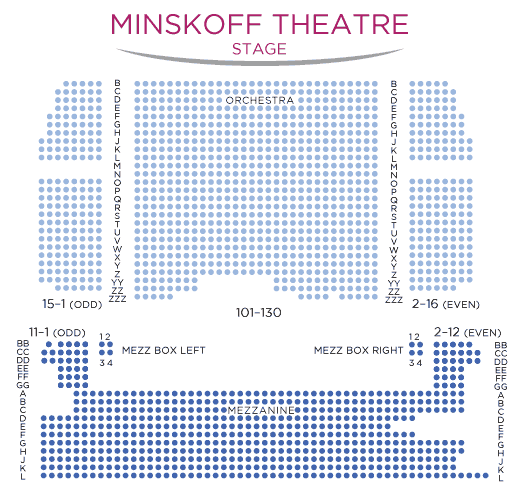 Venue seating plan