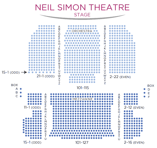 Venue seating plan