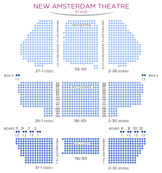 Venue seating plan