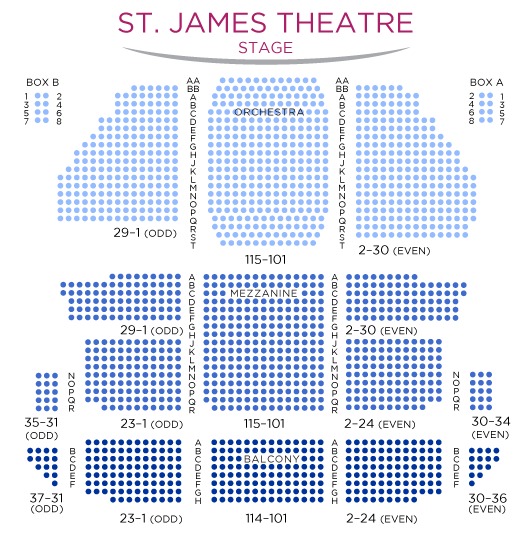 Venue seating plan