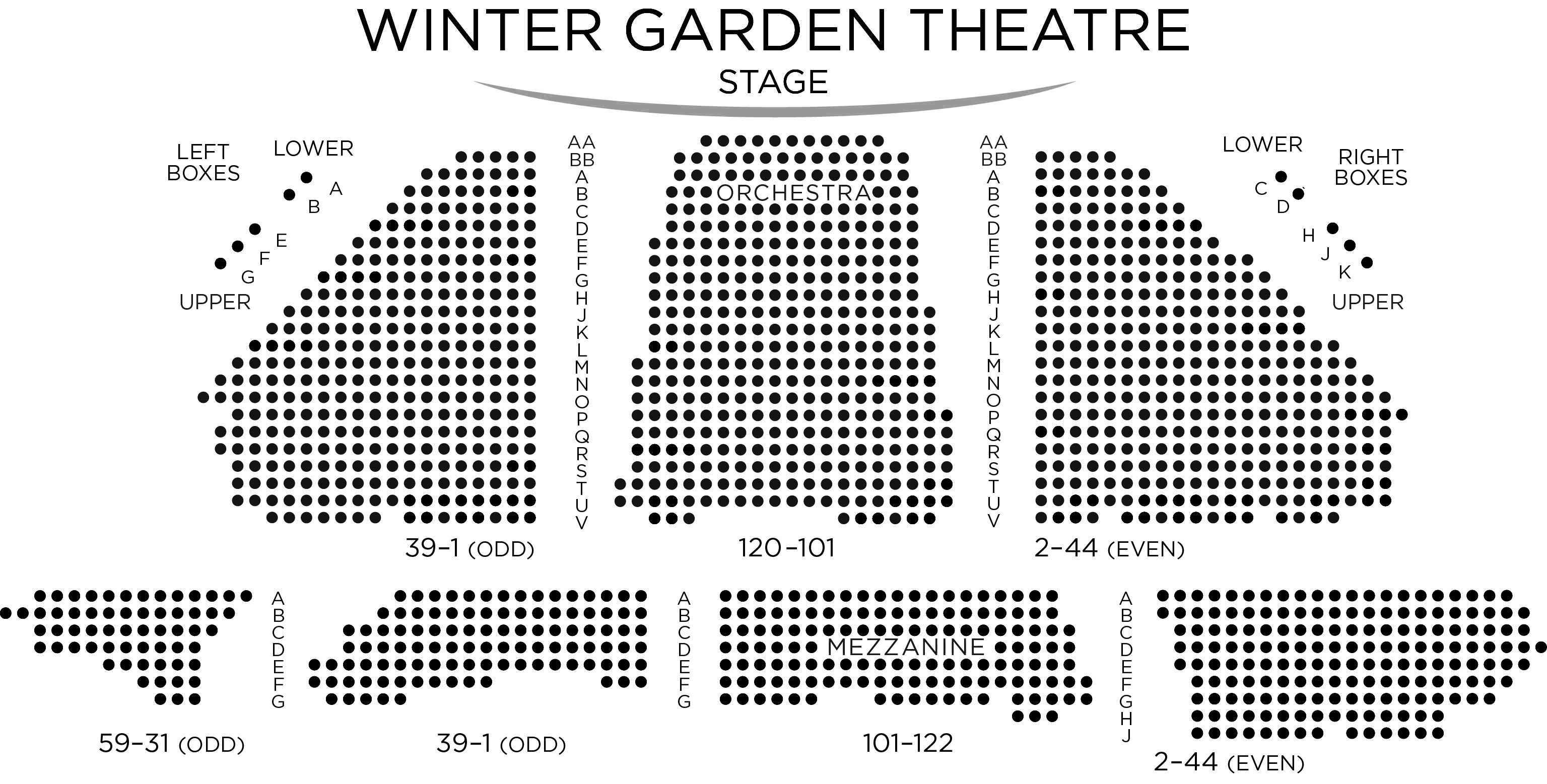 Venue seating plan